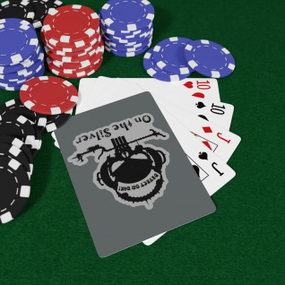 Custom Poker Cards: Detect Or Die! Logo