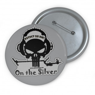 Custom Pin Buttons: Detect Or Die! Logo!
